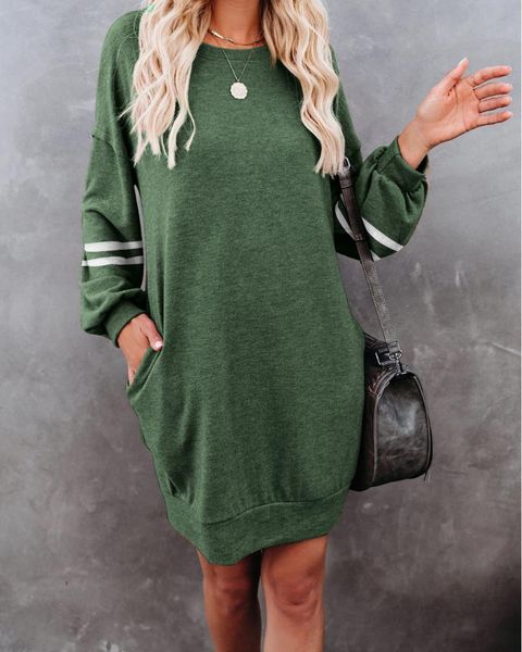 casual dresses 2021 european and american women's spring amazon independent station style long-sleeved stitching pullover dress t-shirt, Black;gray
casual dresses 2021 european and american women's spring amazon independent station style long-sleeved stitching pullover dress t-shirt, Black;gray