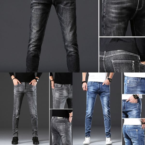 pi6xa slim 2020 new and jeans korean autumn business jeans men's fashion style stretch men's pants sgtzo, Blue
pi6xa slim 2020 new and jeans korean autumn business jeans men's fashion style stretch men's pants sgtzo, Blue