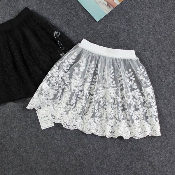 lace skirts womens elastic waist single-layer perspective white black skirt female plus size mesh mini short skirt c6953
lace skirts womens elastic waist single-layer perspective white black skirt female plus size mesh mini short skirt c6953