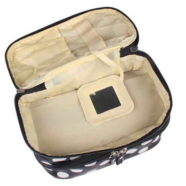 selling portable women dot large 2 layers make-up cosmetic set beauty case toiletry bag -b5
selling portable women dot large 2 layers make-up cosmetic set beauty case toiletry bag -b5
