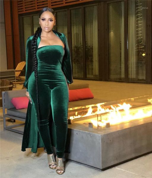 designer jumpsuits fashion stacked strapless long sleeve womens jumpsuit with coat 2pcs sets casual females clothing solid color womens, Black;white
designer jumpsuits fashion stacked strapless long sleeve womens jumpsuit with coat 2pcs sets casual females clothing solid color womens, Black;white