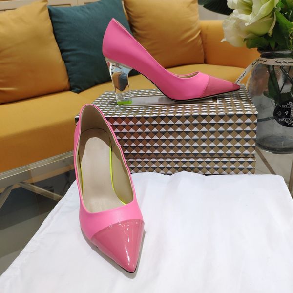 yellow high heels women's thick heels crystal clear glass heel pointed single shoes women's large autumn shoes temperament 2020, Black
yellow high heels women's thick heels crystal clear glass heel pointed single shoes women's large autumn shoes temperament 2020, Black
