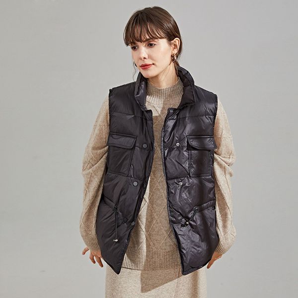 2021 new feminino inverno de pato branco jaqueta feminina ultra leve para colete sem mangas solto 7shw, Black;white
2021 new feminino inverno de pato branco jaqueta feminina ultra leve para colete sem mangas solto 7shw, Black;white