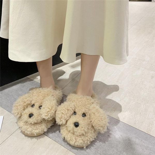 womans slippers winter shoes for women 2020 new fashion female faux fur dog flat platform ladies shoes femme chaussons plus size, Black
womans slippers winter shoes for women 2020 new fashion female faux fur dog flat platform ladies shoes femme chaussons plus size, Black
