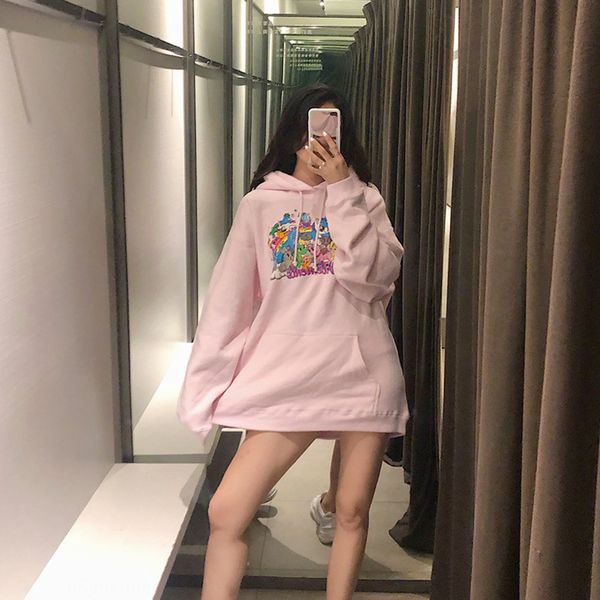 2020s fashion brand vat pink korean version yang mi's same hooded sweater with high coat, and long sleeves w8xgn, Black
2020s fashion brand vat pink korean version yang mi's same hooded sweater with high coat, and long sleeves w8xgn, Black