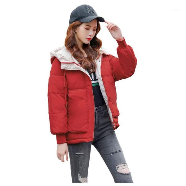 student short hooded winter jacket bio down coat female oversize jacket cotton padded wadded parkas big pocket1, Black
student short hooded winter jacket bio down coat female oversize jacket cotton padded wadded parkas big pocket1, Black