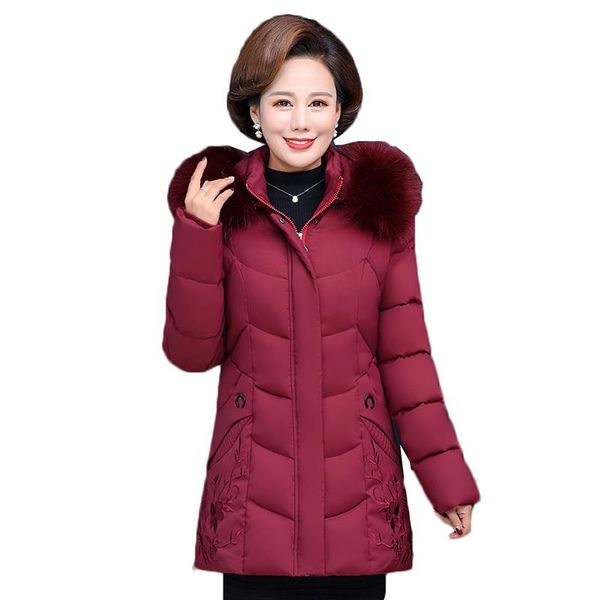 coat elderly cotton 2020 collar 5xl jacket hooded new fur down winter size warm thick parkas middle-aged plus women women's 2207 xmqqu, Black
coat elderly cotton 2020 collar 5xl jacket hooded new fur down winter size warm thick parkas middle-aged plus women women's 2207 xmqqu, Black