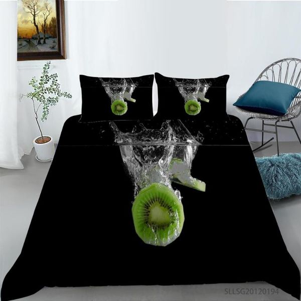 bedding sets green kiwi in the water print black set with pillowcases duvet cover fruit series home textiles
bedding sets green kiwi in the water print black set with pillowcases duvet cover fruit series home textiles