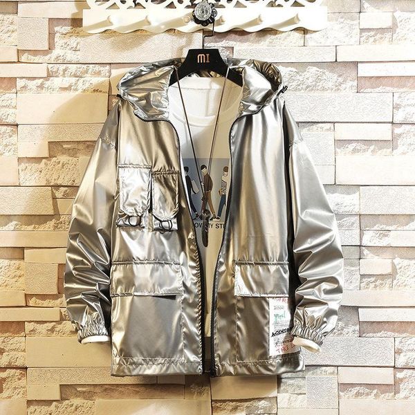 hip hop bright hooded jackets men sun protection clothing multi-pocket windproof outwear coats spring summer fashion jacket1, Black;brown
hip hop bright hooded jackets men sun protection clothing multi-pocket windproof outwear coats spring summer fashion jacket1, Black;brown