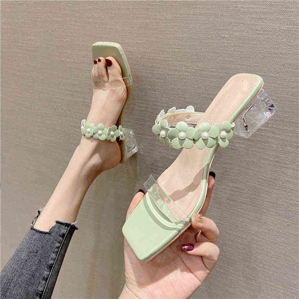dress shoes transparent sandal 2022 korean fashion flower open toe personalized thick heel roman slippers a26-8, Black
dress shoes transparent sandal 2022 korean fashion flower open toe personalized thick heel roman slippers a26-8, Black