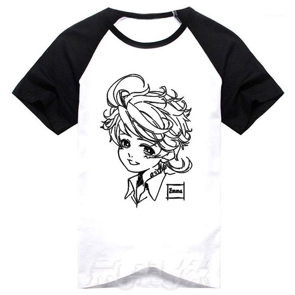 new anime the promised neverland t-shirt emma t shirt short-sleeved tees1, White;black
new anime the promised neverland t-shirt emma t shirt short-sleeved tees1, White;black