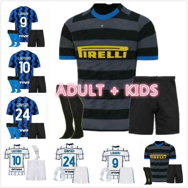 20 21 lukaku eriksen lautaro home soccer jersey kits 2020 2021 kids kit sensi brozovic football shirt set uniforms, Black;yellow
20 21 lukaku eriksen lautaro home soccer jersey kits 2020 2021 kids kit sensi brozovic football shirt set uniforms, Black;yellow