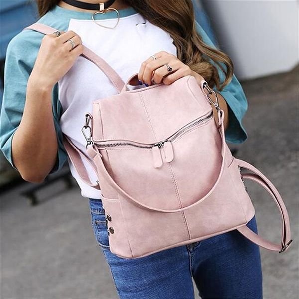 double zipper women backpack youth pu leather backpacks for teenage school shoulder bag
double zipper women backpack youth pu leather backpacks for teenage school shoulder bag
