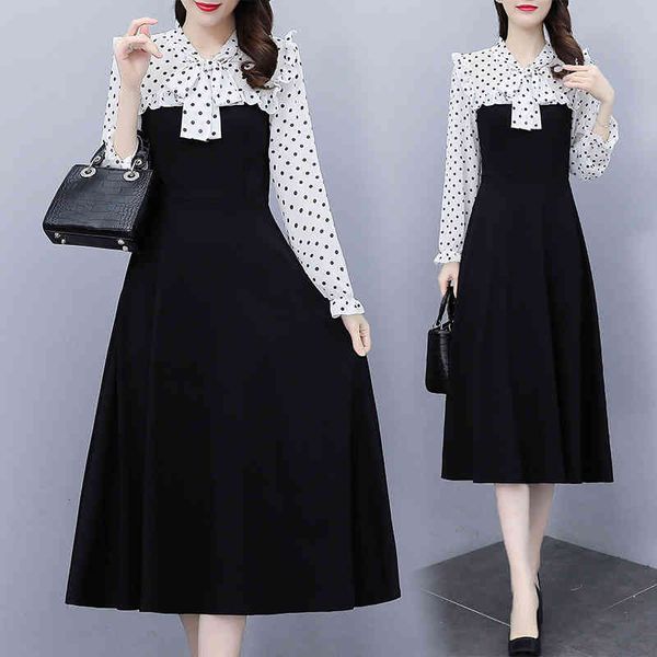 casual dresses large women's dress fat mm slim medium length black spring and autumn color wave point skirt hdg7, Black;gray
casual dresses large women's dress fat mm slim medium length black spring and autumn color wave point skirt hdg7, Black;gray