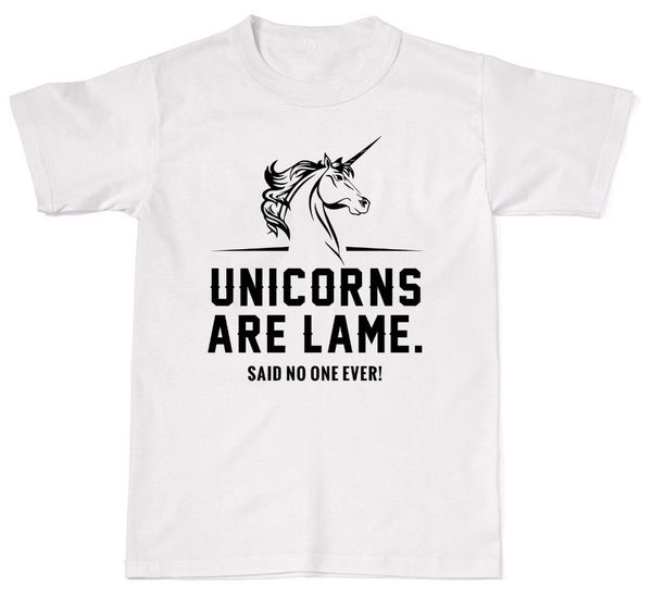 sport 2019 summer sale fashion unicorns are lame said no one ever funny t-shirt t shirt cotton
sport 2019 summer sale fashion unicorns are lame said no one ever funny t-shirt t shirt cotton