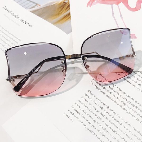 sunglasses chic bow shape alloy cat eye for women 2021 fashion half frame gradient elegant sun glasses female gray pink eyewear, White;black
sunglasses chic bow shape alloy cat eye for women 2021 fashion half frame gradient elegant sun glasses female gray pink eyewear, White;black