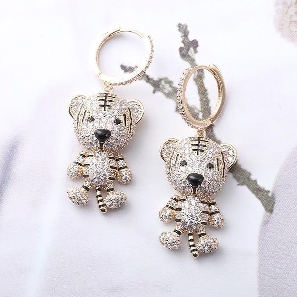 dangle & chandelier xiumeiyizu cute animal drop earring handmade in-mosaic stone brass metal shinning style fashion tiger shape for women1, Silver
dangle & chandelier xiumeiyizu cute animal drop earring handmade in-mosaic stone brass metal shinning style fashion tiger shape for women1, Silver