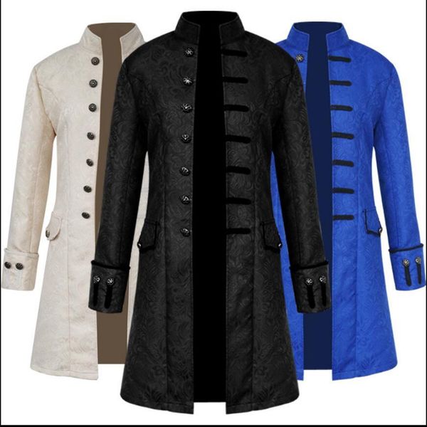 2020 new male punk uniform collar long night-slash singer stage attire suit jackets x0yf, Black;brown
2020 new male punk uniform collar long night-slash singer stage attire suit jackets x0yf, Black;brown