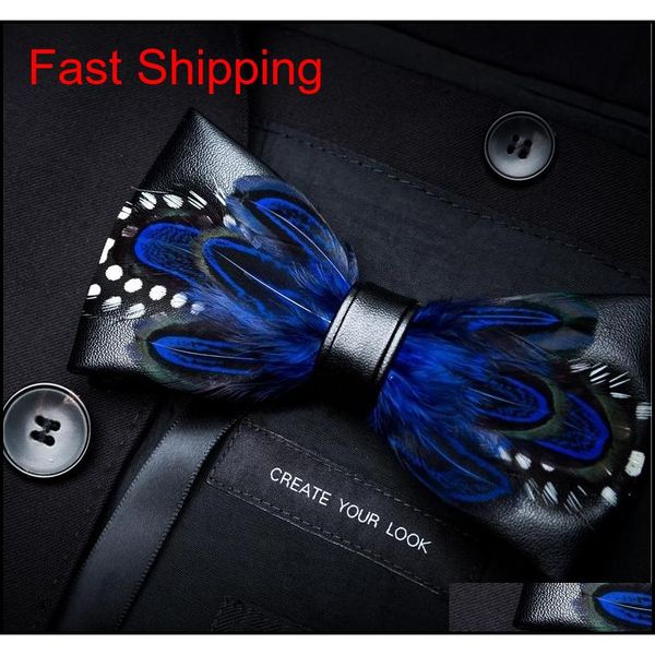 new fashion mens handmade feather and leather bow tie pre-tied bowtie for wedding par qylxdy queen66, Black;gray
new fashion mens handmade feather and leather bow tie pre-tied bowtie for wedding par qylxdy queen66, Black;gray