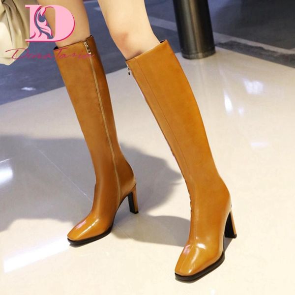 doratasia plus size 34-48 ladies thick high heels knee high boots square toe zip boots women 2020 elegant party shoes woman, Black
doratasia plus size 34-48 ladies thick high heels knee high boots square toe zip boots women 2020 elegant party shoes woman, Black