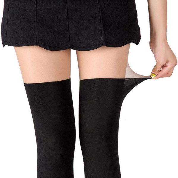 1pair Over Knee Socks Fake Stitching Black Sexy Sheer Silk Mock Woman Stockings Thigh Pantyhose High Y5U2, Red;black
1pair Over Knee Socks Fake Stitching Black Sexy Sheer Silk Mock Woman Stockings Thigh Pantyhose High Y5U2, Red;black
