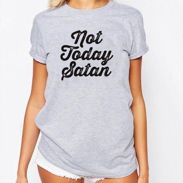 not today satan letter print t shirt women short sleeve o neck loose summer women tee shirt clothes camisetas mujer, White
not today satan letter print t shirt women short sleeve o neck loose summer women tee shirt clothes camisetas mujer, White
