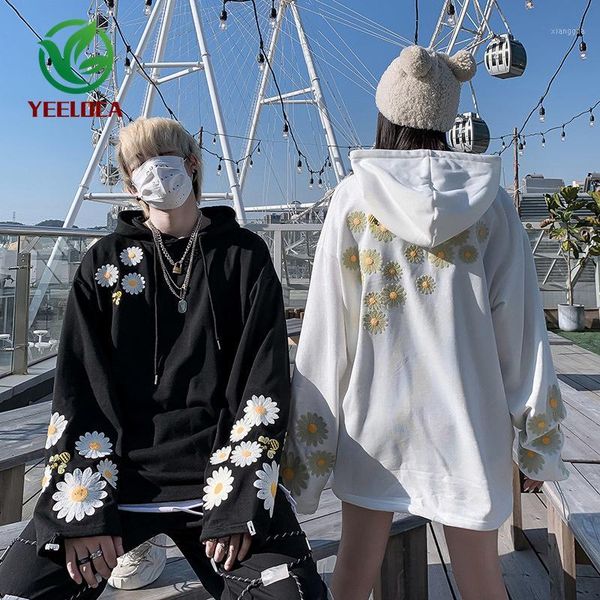 2019 autumn winter plant chrysanthemum print hoodie harajuku casual couple trend design sweatshirt cap long sleeve1, Black
2019 autumn winter plant chrysanthemum print hoodie harajuku casual couple trend design sweatshirt cap long sleeve1, Black
