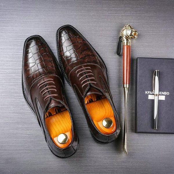 2020 autumn new men dress shoes lace-up business oxfords men office formal shoes large size c22-19, Black
2020 autumn new men dress shoes lace-up business oxfords men office formal shoes large size c22-19, Black