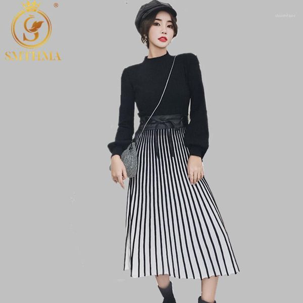 new winter women kntting stand collar pleated dress striped long sleeve thicken warm sweater dress vestidos1, Black;gray
new winter women kntting stand collar pleated dress striped long sleeve thicken warm sweater dress vestidos1, Black;gray