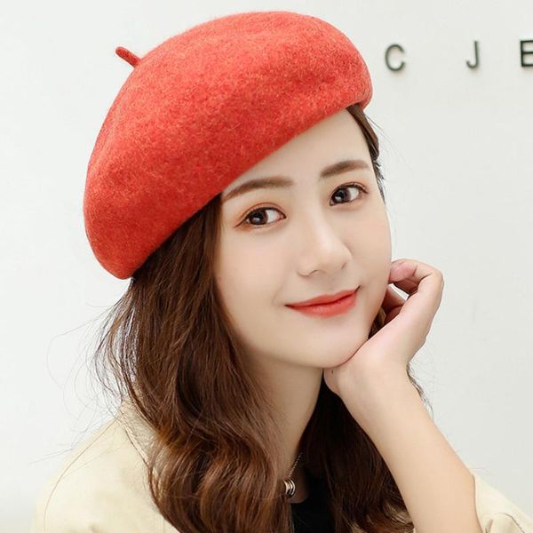 berets ht2914 women wool solid autumn winter hat ladies vintage artist painter retro female french beret, Blue;gray
berets ht2914 women wool solid autumn winter hat ladies vintage artist painter retro female french beret, Blue;gray