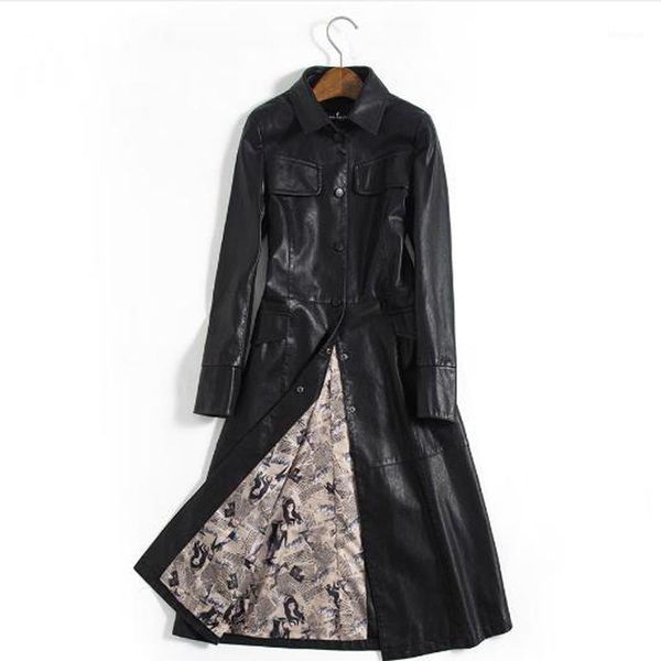 hndjxxxy 2019 new arrival women autumn winter faux leather jackets lady fashion long motorcycle women coat trench outwear1, Black
hndjxxxy 2019 new arrival women autumn winter faux leather jackets lady fashion long motorcycle women coat trench outwear1, Black