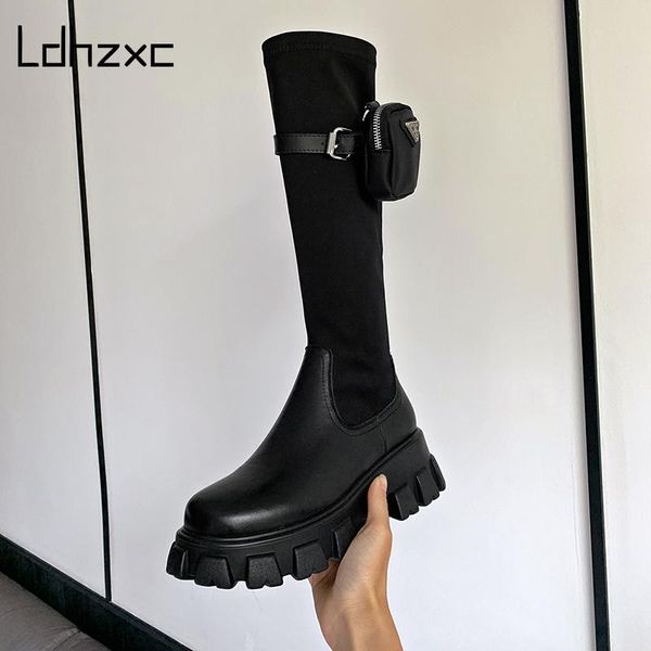 ldhzxc casual shoes woman sport platform boots winter new big size chunky heels women knee boots punk motorcycle, Black
ldhzxc casual shoes woman sport platform boots winter new big size chunky heels women knee boots punk motorcycle, Black