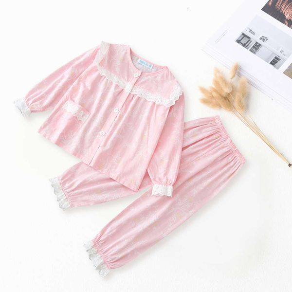 girls' breathing home children's 2020 cloth pajamas spring and summer pure cotton lace suit yw3m, Blue;red
girls' breathing home children's 2020 cloth pajamas spring and summer pure cotton lace suit yw3m, Blue;red