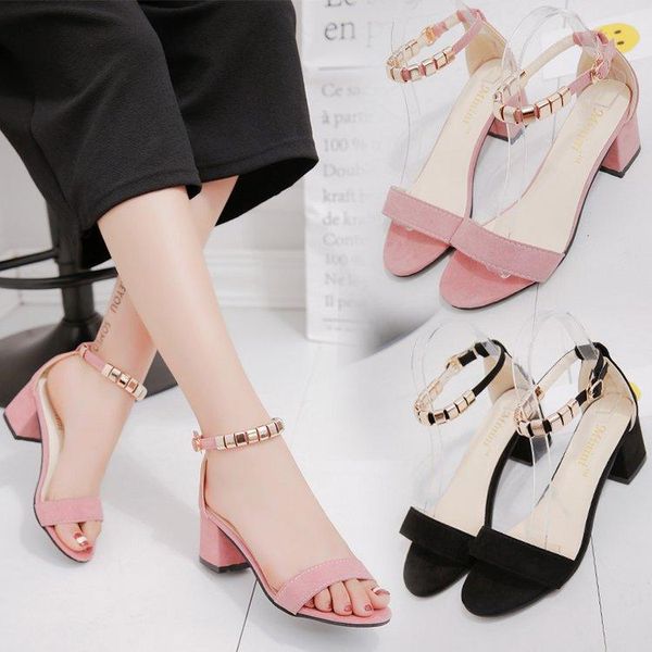 dress shoes metal string bead summer women sandals open toe women's sandles square heel korean style gladiator shoes96, Black
dress shoes metal string bead summer women sandals open toe women's sandles square heel korean style gladiator shoes96, Black