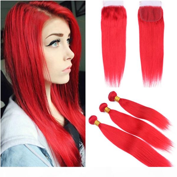 virgin peruvian pure red human hair weave bundles with closure straight colored red virgin hair wefts with lace front closure 4x4, Black
virgin peruvian pure red human hair weave bundles with closure straight colored red virgin hair wefts with lace front closure 4x4, Black