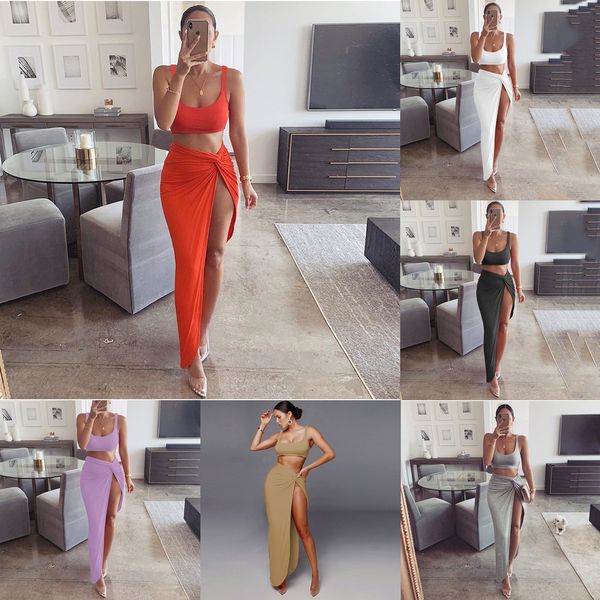 newasia party 2 piece set women 2019 plus size crop twist side split long skirts matching sets club two piece outfits q1219, Black;white
newasia party 2 piece set women 2019 plus size crop twist side split long skirts matching sets club two piece outfits q1219, Black;white