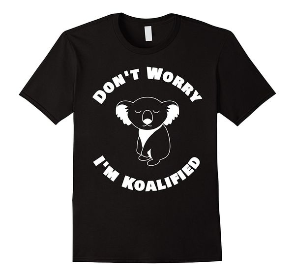sport funny koala joke t shirt - worry i'm koalified summer short sleeves cotton t-shirt fashion comfortable tee
sport funny koala joke t shirt - worry i'm koalified summer short sleeves cotton t-shirt fashion comfortable tee