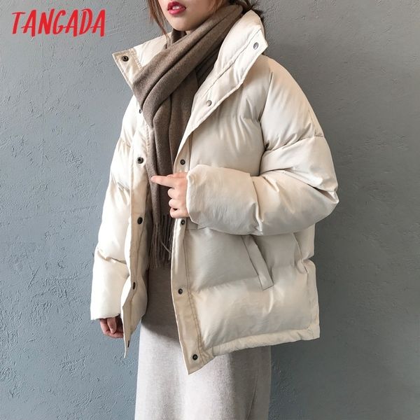 tangada women solid white oversize parkas buttons winter female thick black warm coat overcoat asf60 201026
tangada women solid white oversize parkas buttons winter female thick black warm coat overcoat asf60 201026