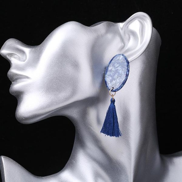 2021 new fashion tassel earrings creative women's temperament geometric pendant earrings acetate, Golden;silver
2021 new fashion tassel earrings creative women's temperament geometric pendant earrings acetate, Golden;silver