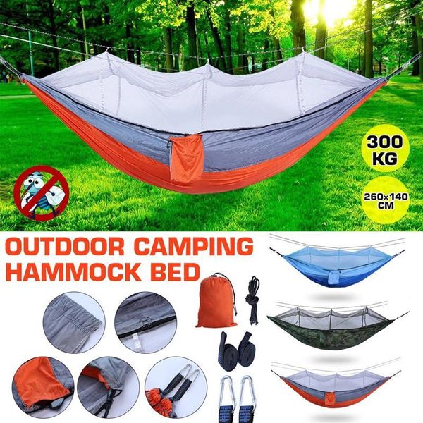 camp furniture single double camping hammock with mosquito bug net portable outdoor tent parachute sleeping bed1
camp furniture single double camping hammock with mosquito bug net portable outdoor tent parachute sleeping bed1