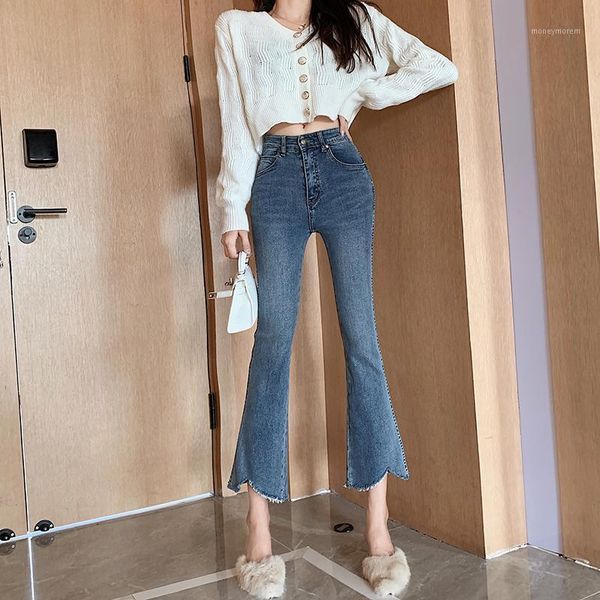 women's jeans arrivals temperament cotton retro fashion high waist elastic denim pants flares1, Blue
women's jeans arrivals temperament cotton retro fashion high waist elastic denim pants flares1, Blue