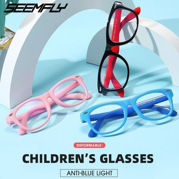 sunglasses seemfly kids anti blue light glasses frame tr90 silicone flexible children eyeglasses frames plain mirror computer gaming goggle1, White;black
sunglasses seemfly kids anti blue light glasses frame tr90 silicone flexible children eyeglasses frames plain mirror computer gaming goggle1, White;black