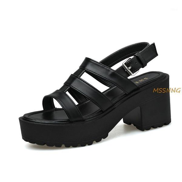 dress shoes 2021 summer rome woemn's sandals solid buckle strap hollow out ladies fish mouth round toe thick bottom women sandals1, Black
dress shoes 2021 summer rome woemn's sandals solid buckle strap hollow out ladies fish mouth round toe thick bottom women sandals1, Black