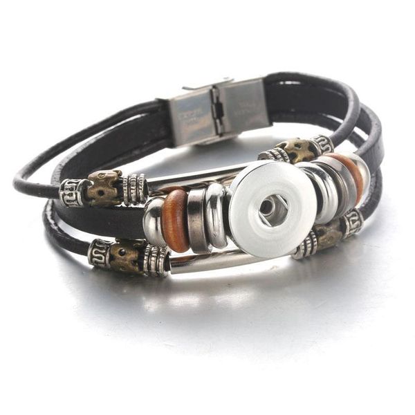 snap leather bracelet 6 colors retro handmade braided leather snap button bracelet bangles fit 18mm snap jewe bbyrol, Golden;silver
snap leather bracelet 6 colors retro handmade braided leather snap button bracelet bangles fit 18mm snap jewe bbyrol, Golden;silver
