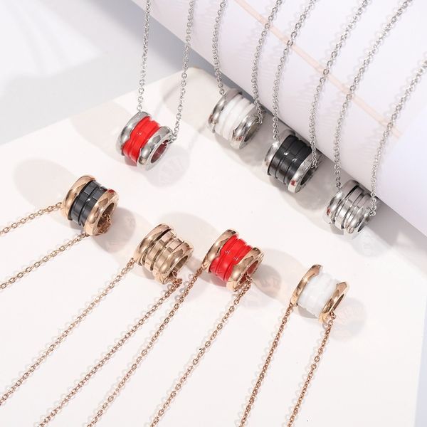 little red man titanium steel necklace female roman numeral 18k rose gold black and white ceramic clavicle chain, Silver
little red man titanium steel necklace female roman numeral 18k rose gold black and white ceramic clavicle chain, Silver
