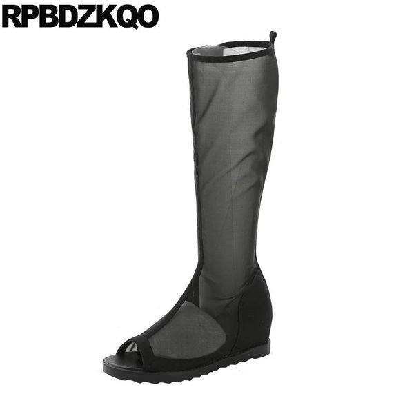 boots peep toe shoes women long designer sandals summer knee high cut out 2021 black mesh wedge open elegant
boots peep toe shoes women long designer sandals summer knee high cut out 2021 black mesh wedge open elegant