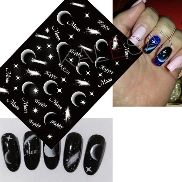 stickers & decals fashion 3d nail art diy decoration moon shadow sticker self-adhesive charm tips back glue for nails stars, Black
stickers & decals fashion 3d nail art diy decoration moon shadow sticker self-adhesive charm tips back glue for nails stars, Black