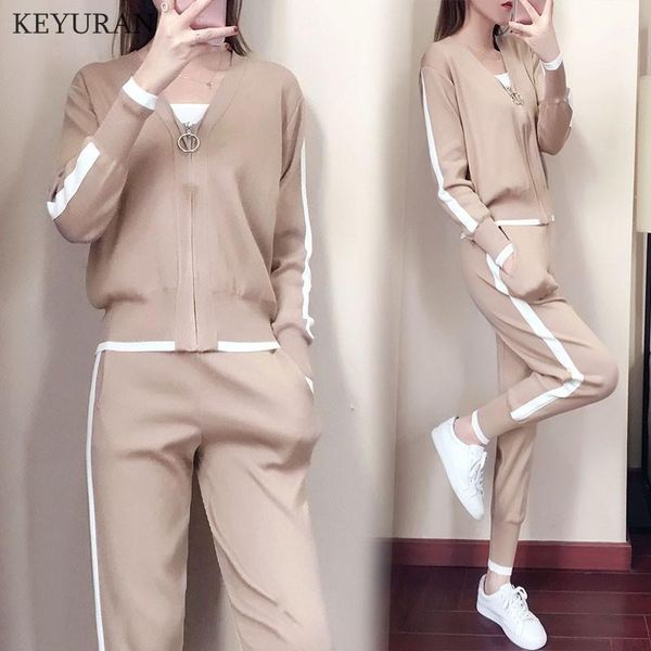 2020 autumn winter knitted blouses pants two piece set women zipper pocket pants suits casual outwear suit twinset l24221, Gray
2020 autumn winter knitted blouses pants two piece set women zipper pocket pants suits casual outwear suit twinset l24221, Gray