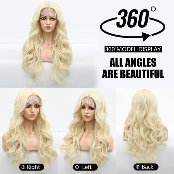 costume accessories blonde 613 deep body wave lace front wig synthetic wigs for black women lace frontal wigs with baby hair 26inch long, Silver
costume accessories blonde 613 deep body wave lace front wig synthetic wigs for black women lace frontal wigs with baby hair 26inch long, Silver