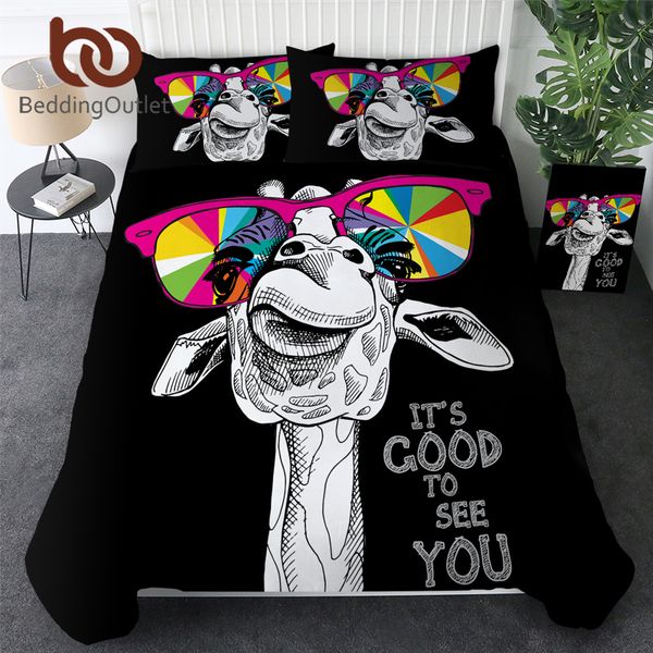 beddingoutlet funny giraffe bedding set animals duvet cover with pillowcases rainbow sunglasses bedclothes orangutan bed cover
beddingoutlet funny giraffe bedding set animals duvet cover with pillowcases rainbow sunglasses bedclothes orangutan bed cover